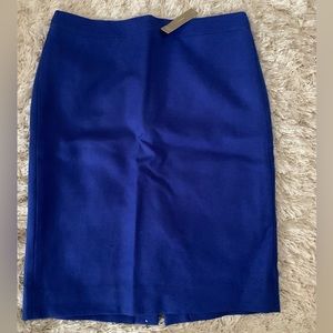 Blue J Crew No. 2 Pencil Skirt - Size 10 NWT